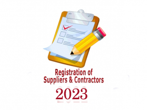 Registration of Suppliers & Contractors for the year 2023