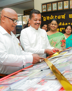 බත්තරමුල්ල පුස්තකාලයේ අලුත් පොත් දොරට වැඩුම